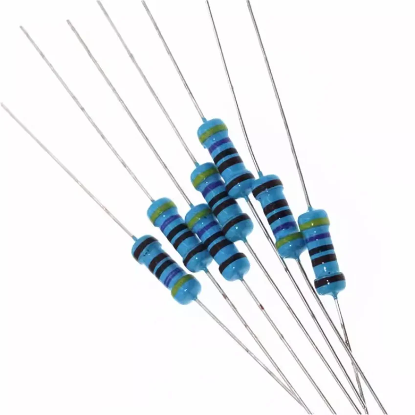 500pcs Metal Film Resistor 0.5W 1/2 Watts 1% 100 120 150 180 200 220 240 270 300 330 360 390 430 470 510 620 680 820 910 K R Ohm 
500pcs Metal Film Resistor 0.5W 1/2 Watts 1% 100 120 150 180 200 220 240 270 300 330 360 390 430 470 510 620 680 820 910 K R Ohm