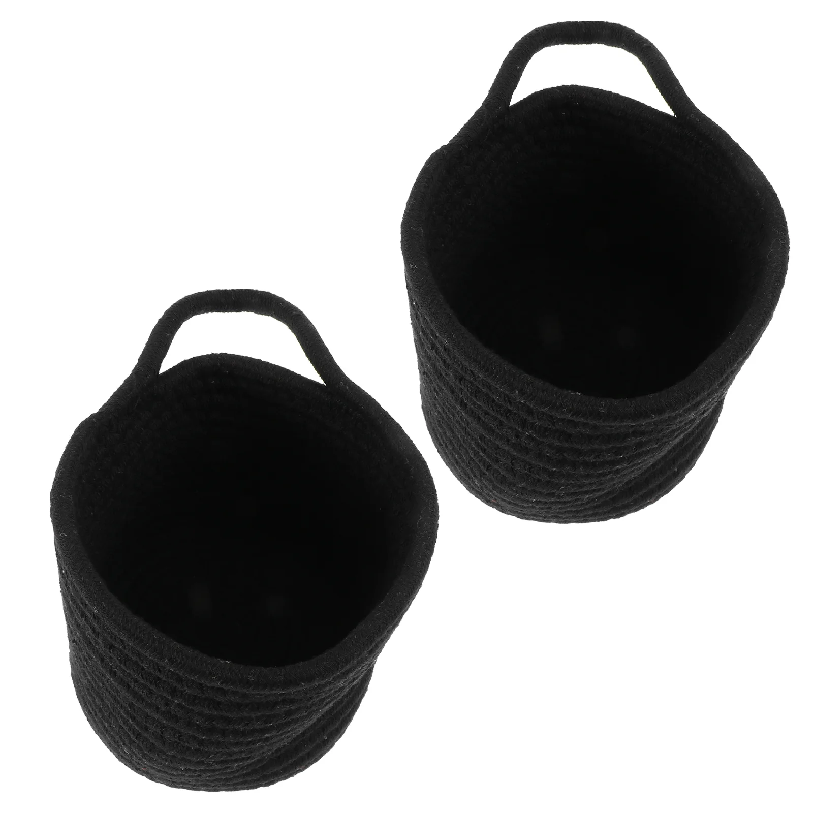 2 Pcs Cotton Rope Woven Basket Household Finishing Practical Storage Holder Rack Items Food Rounds
2 Pcs Cotton Rope Woven Basket Household Finishing Practical Storage Holder Rack Items Food Rounds