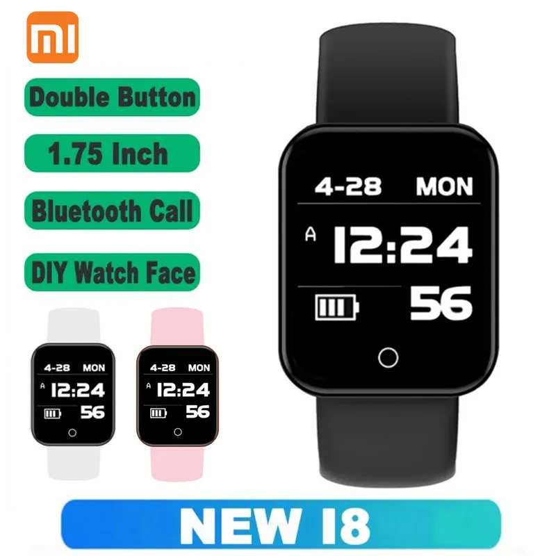 Умные часы I8 Xiaomi, Смарт-часы с Bluetooth, пульсометром, фитнес-трекером для IOS, Android, мужские часы
Умные часы I8 Xiaomi, Смарт-часы с Bluetooth, пульсометром, фитнес-трекером для IOS, Android, мужские часы