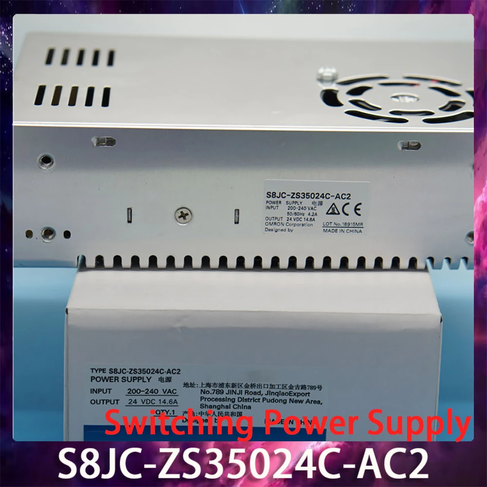 S8JC-ZS35024C-AC2 Switching Power Supply 24 VDC 14.6A High Quality Fast Ship Works Perfectly
S8JC-ZS35024C-AC2 Switching Power Supply 24 VDC 14.6A High Quality Fast Ship Works Perfectly