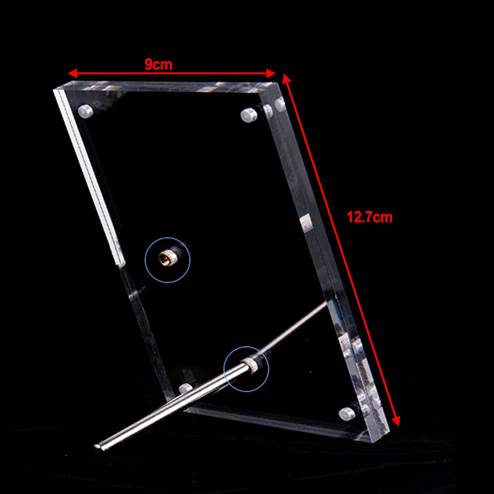 Magnetic Acrylic Photo Frame Display Rack TableTop Stand Sign Holder For Picture Poster Frame Family Desktop Ornament Home Decor
Magnetic Acrylic Photo Frame Display Rack TableTop Stand Sign Holder For Picture Poster Frame Family Desktop Ornament Home Decor