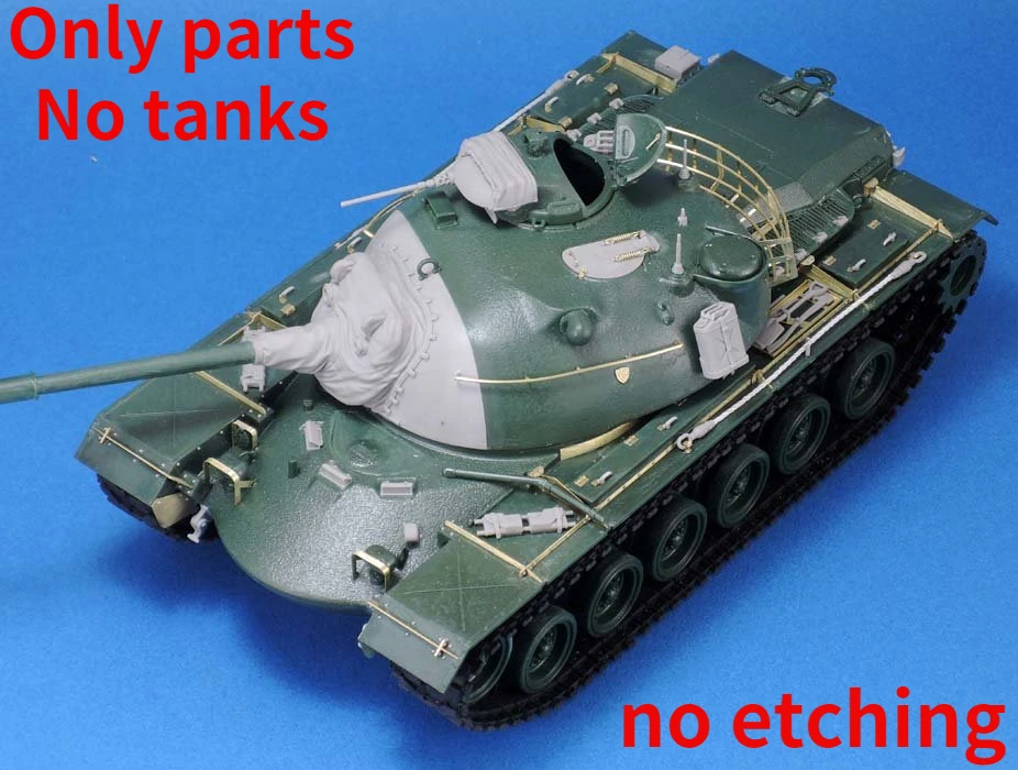 1:35 Scale Die-cast Resin Model Assembly Kit M48A2/A2C Patton Main Battle Tank Modification (no Etching) Unpainted1786
1:35 Scale Die-cast Resin Model Assembly Kit M48A2/A2C Patton Main Battle Tank Modification (no Etching) Unpainted1786