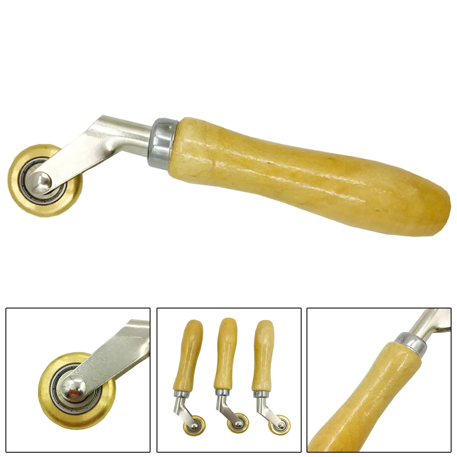 Brass Press Wheel Press Tool Compaction Roller Smoothing Roller Roll for Wallpaper Wheel Seam Kitchen Corner Applicator
Brass Press Wheel Press Tool Compaction Roller Smoothing Roller Roll for Wallpaper Wheel Seam Kitchen Corner Applicator