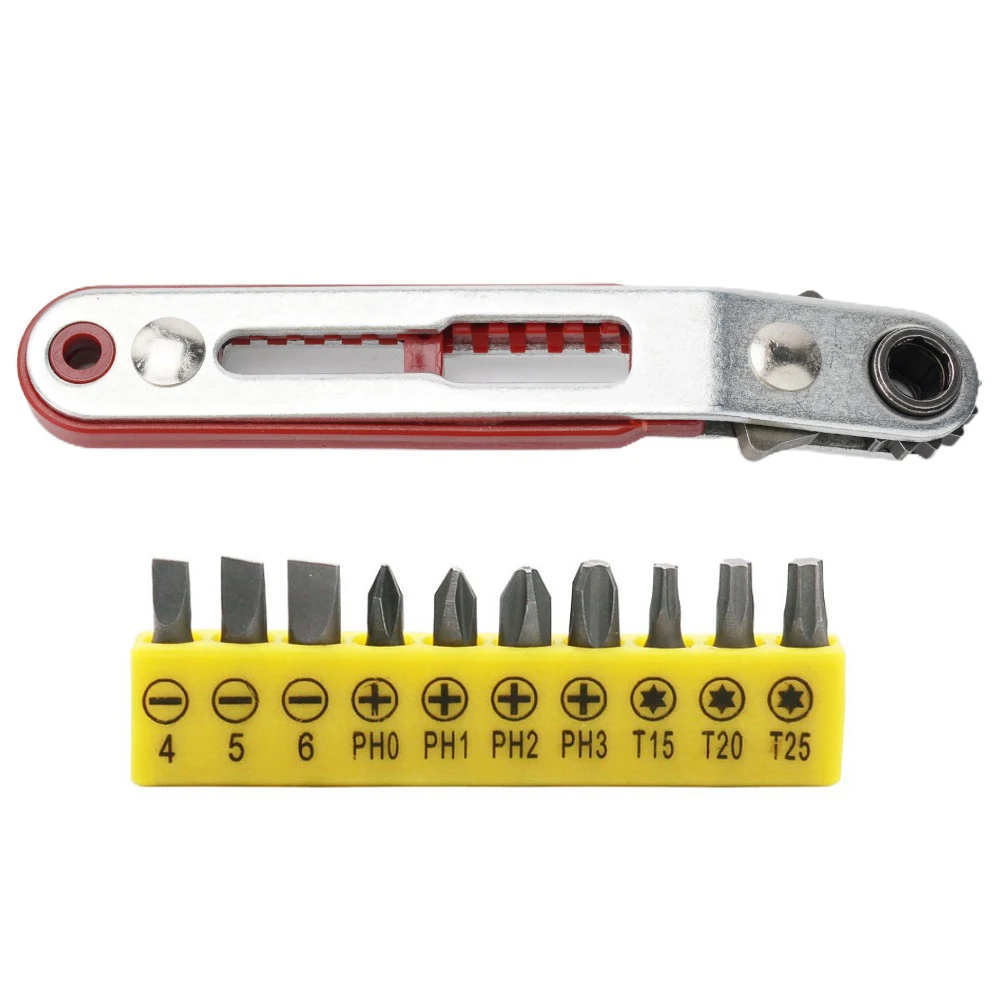 Ratchet Wrench 10pcs 25mm 1/4 Hex Shank Screwdriver Bits Quick Release Adapter Socket Tool Ratchet Wrench Spanner Hand Tools
Ratchet Wrench 10pcs 25mm 1/4 Hex Shank Screwdriver Bits Quick Release Adapter Socket Tool Ratchet Wrench Spanner Hand Tools