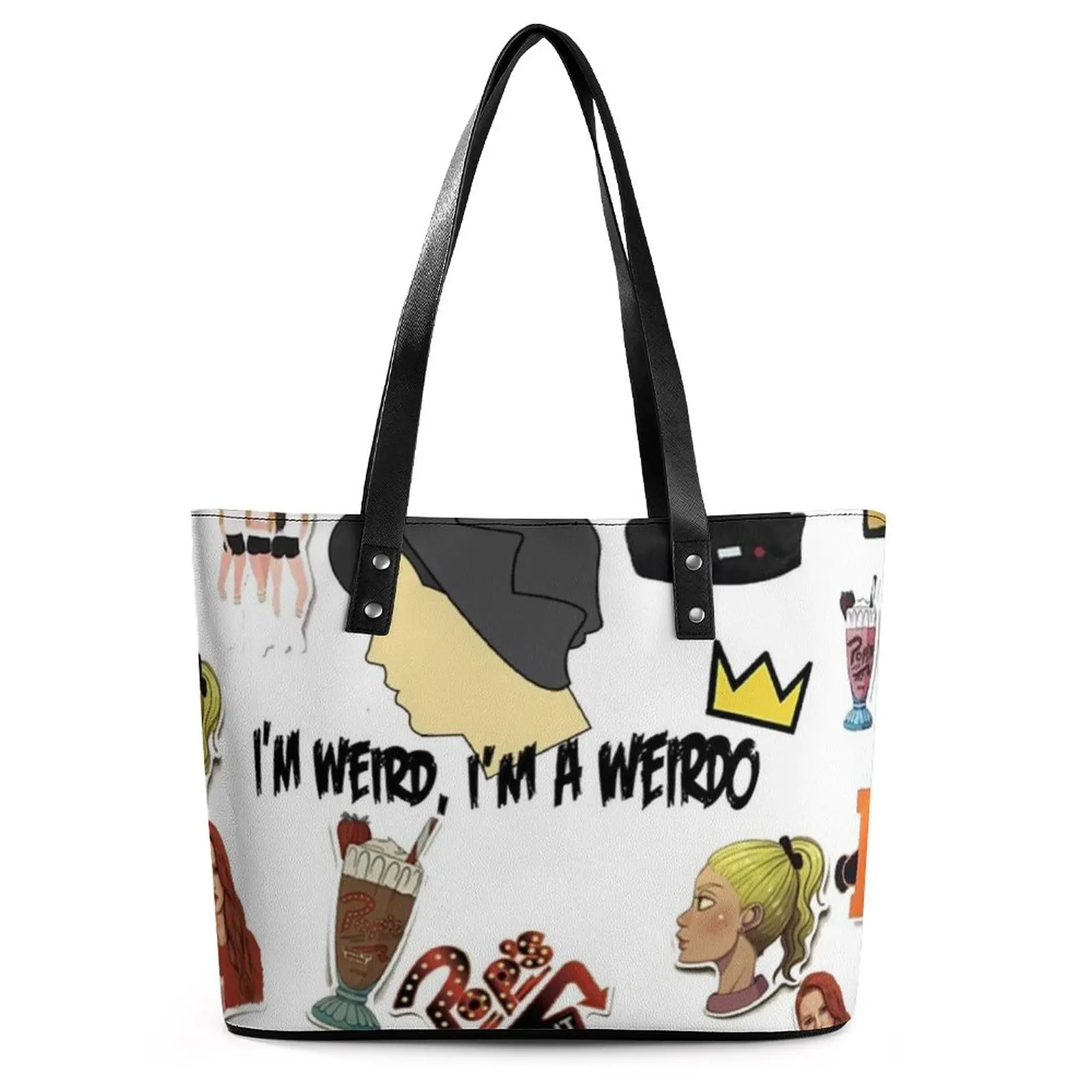Riverdale South Side Mask Handbags Tv Series Handle Tote Bag Kawaii PU Leather Shoulder Bag Student Business Print Beach Bags
Riverdale South Side Mask Handbags Tv Series Handle Tote Bag Kawaii PU Leather Shoulder Bag Student Business Print Beach Bags