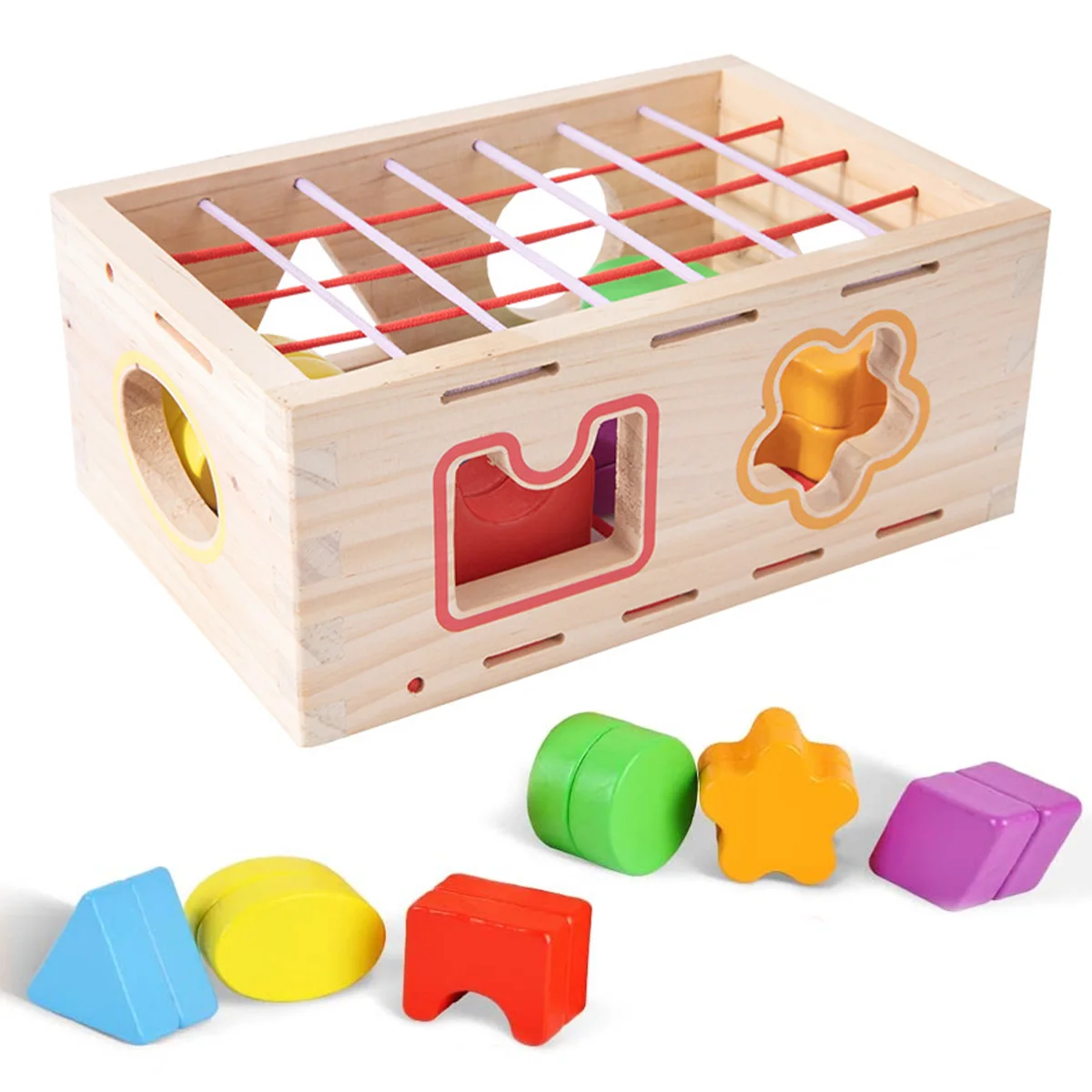 Baby Shape Sorter Toy Wooden Sensory Sorting Bin Interactive Baby Sensory Toy Bin Early Educational Activity Cube Motor Skill To
Baby Shape Sorter Toy Wooden Sensory Sorting Bin Interactive Baby Sensory Toy Bin Early Educational Activity Cube Motor Skill To