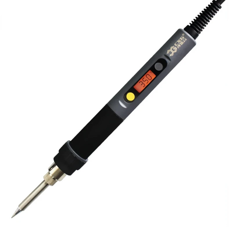 Digital Electric Soldering iron 60W CXG C60W LCD backlight Adjustable temperature EU plug with the power switch
Digital Electric Soldering iron 60W CXG C60W LCD backlight Adjustable temperature EU plug with the power switch