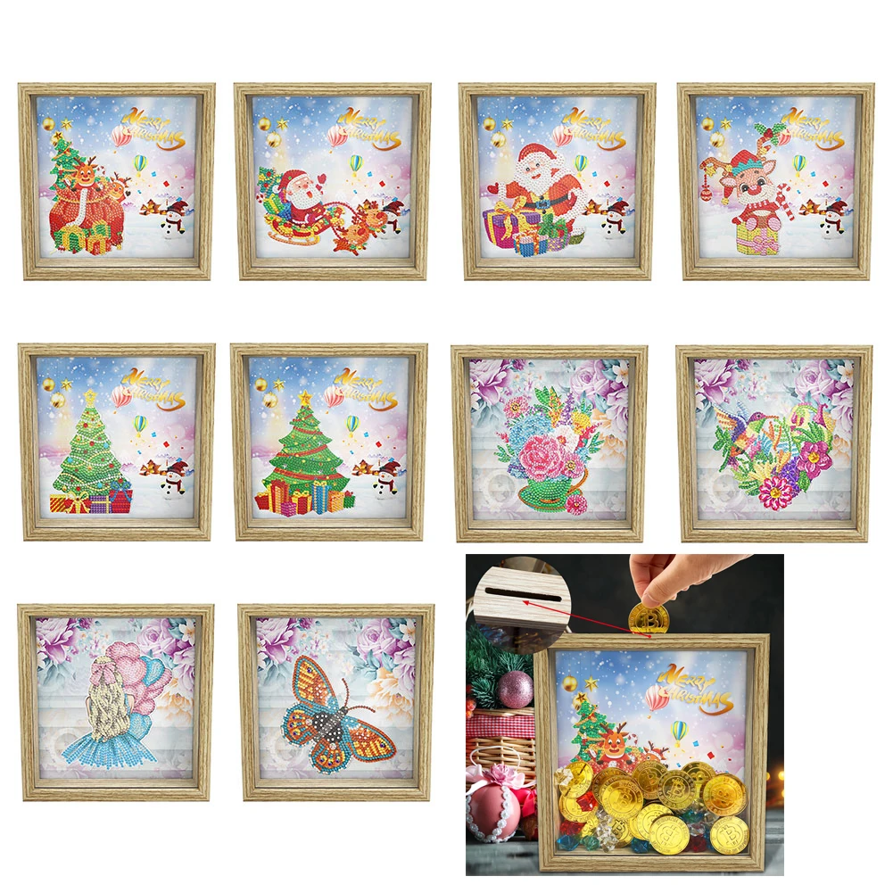 Деревянная копилка с алмазным рисунком, «сделай сам», коробка для монет, денег, хранения сокровищ, чехол, депозит для детей, подарки на Рожде...
Деревянная копилка с алмазным рисунком, «сделай сам», коробка для монет, денег, хранения сокровищ, чехол, депозит для детей, подарки на Рожде...