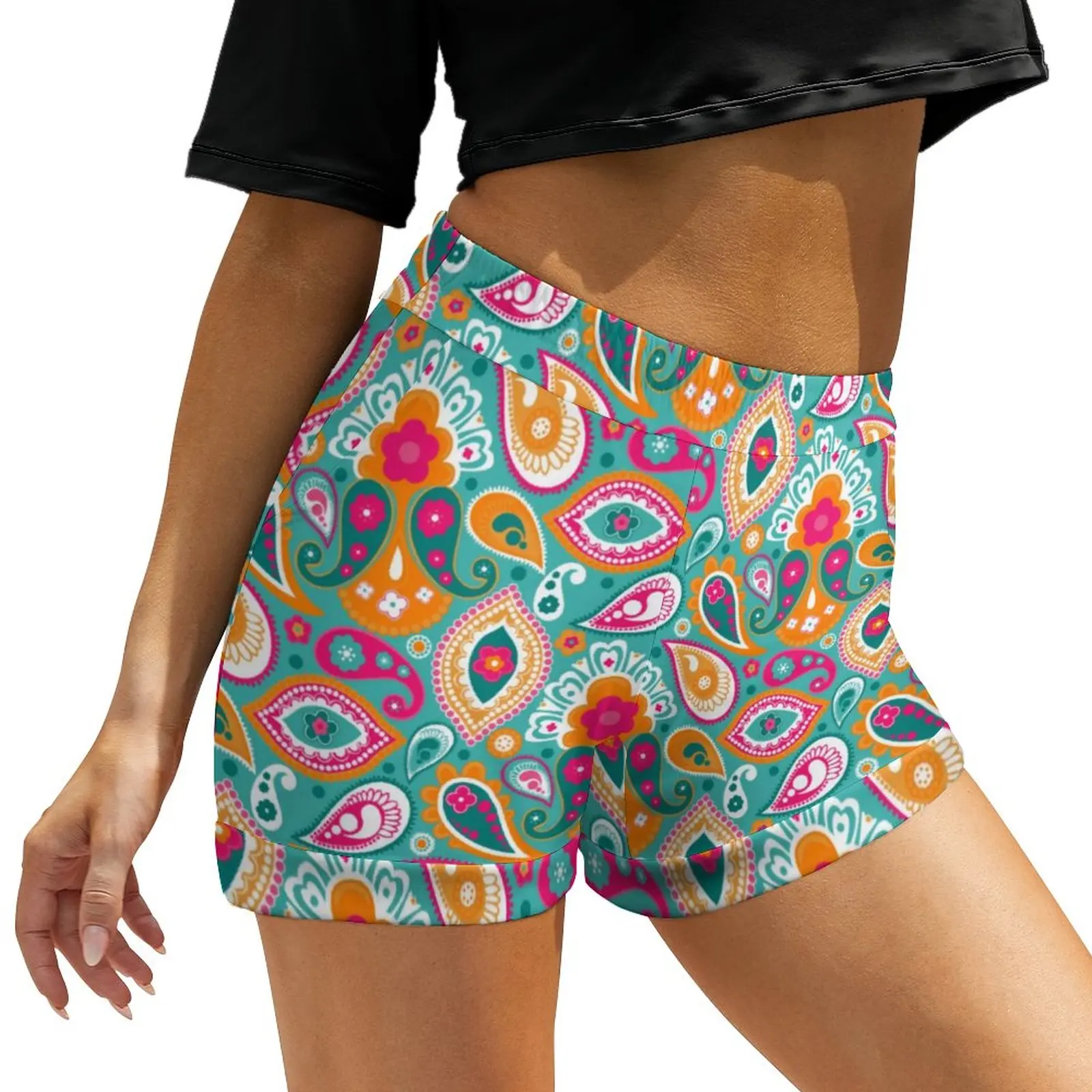 Retro 60s Print Shorts Paisley 70s Boho Oversized Street Fashion Shorts Harajuku Short Pants Women Print Bottoms
Retro 60s Print Shorts Paisley 70s Boho Oversized Street Fashion Shorts Harajuku Short Pants Women Print Bottoms