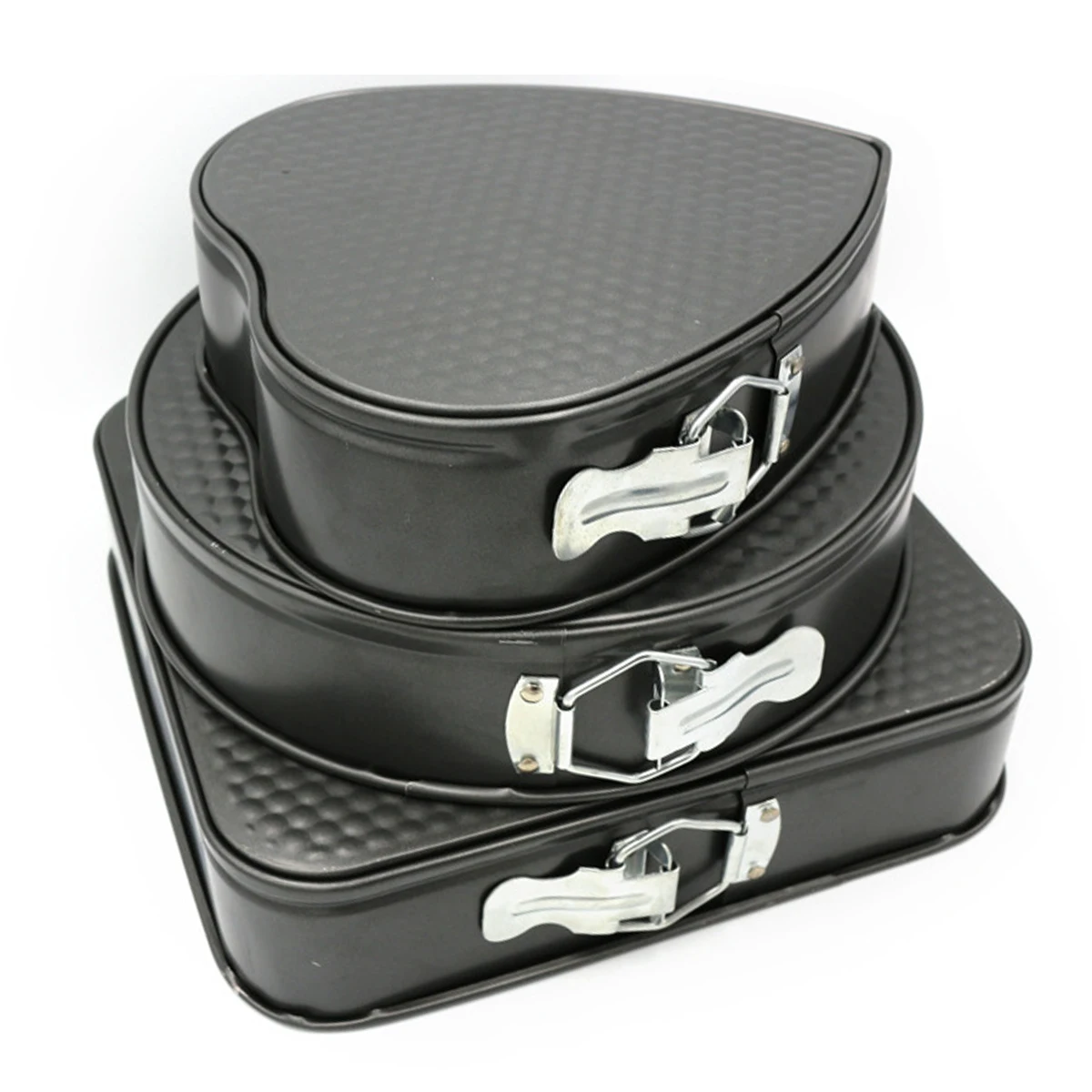 3pcs Springform Pan Set Non-Stick Bakeware Cake Mode Baking Pan with Removable Bottom Springform
3pcs Springform Pan Set Non-Stick Bakeware Cake Mode Baking Pan with Removable Bottom Springform