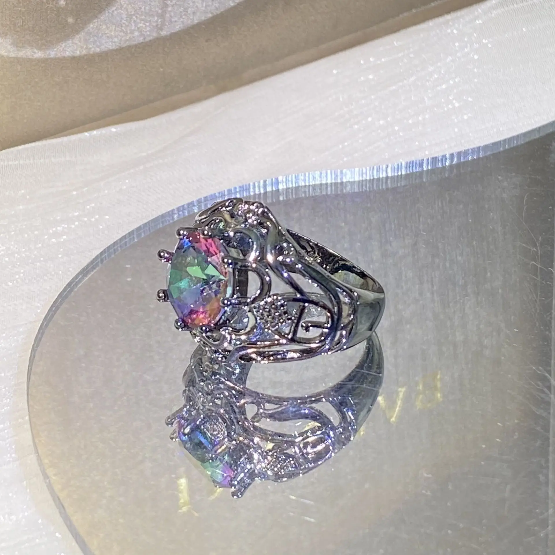 100% 925 Sterling Silver Origin Crystal Ring Females Wedding Bands Anillos De Natural Crystal Gemstone Bizuteria Rings Women
100% 925 Sterling Silver Origin Crystal Ring Females Wedding Bands Anillos De Natural Crystal Gemstone Bizuteria Rings Women