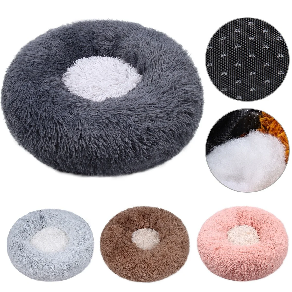 1PCS New Donut Plush Two-color Pet Nest Soft Comfortable Machine Washable Winter Warm Cat Dog Fluffy Sleeping Pad
1PCS New Donut Plush Two-color Pet Nest Soft Comfortable Machine Washable Winter Warm Cat Dog Fluffy Sleeping Pad