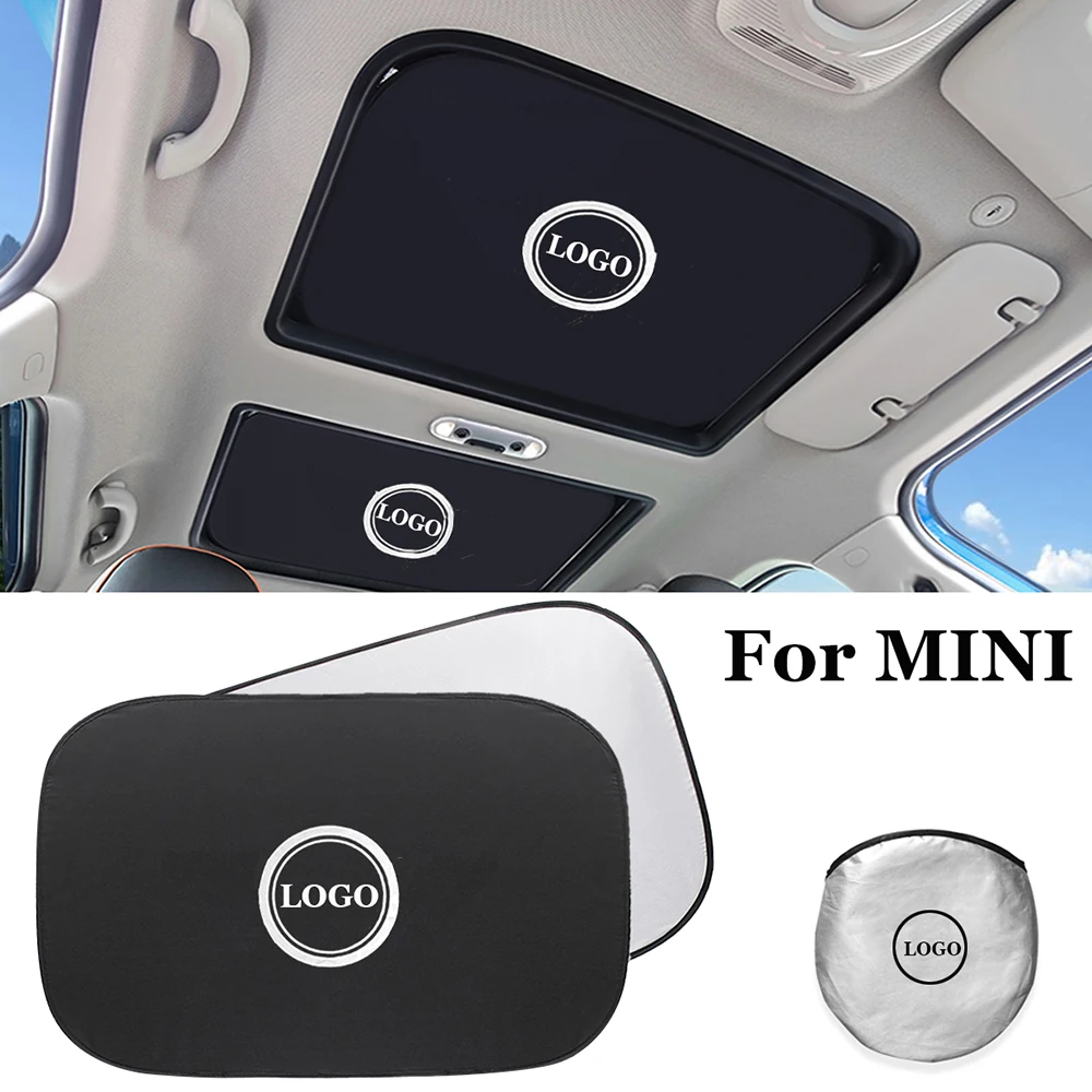 For MINI Logo Car Foldable Sunroof Shade Sunshade Window Sun Shade Heat Isolate for MINI Cooper Clubman Countryman R55 R56 R60 
For MINI Logo Car Foldable Sunroof Shade Sunshade Window Sun Shade Heat Isolate for MINI Cooper Clubman Countryman R55 R56 R60