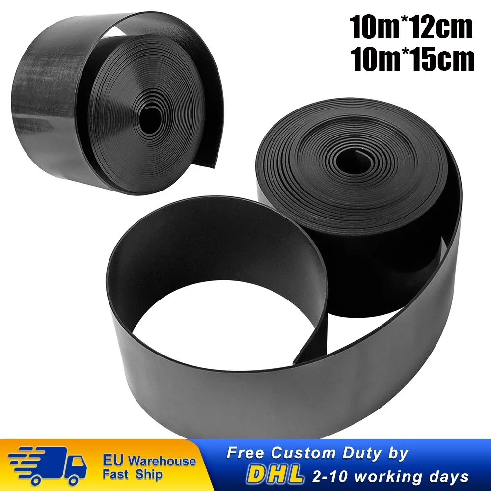 

10mx15cm Plastic PE Garden Lawn Path Border Edging Roll Villa Park Courtyard Landscape Separation Belt Garden Buildings Fence