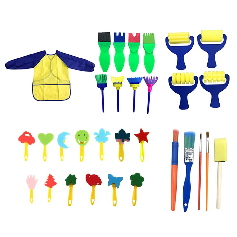 Funny Creative Toys Bright Colours Various Shapes Exquisite Workmanship for Kids DIY Graffiti Sponge Art Supplies Brushes Tool
Funny Creative Toys Bright Colours Various Shapes Exquisite Workmanship for Kids DIY Graffiti Sponge Art Supplies Brushes Tool