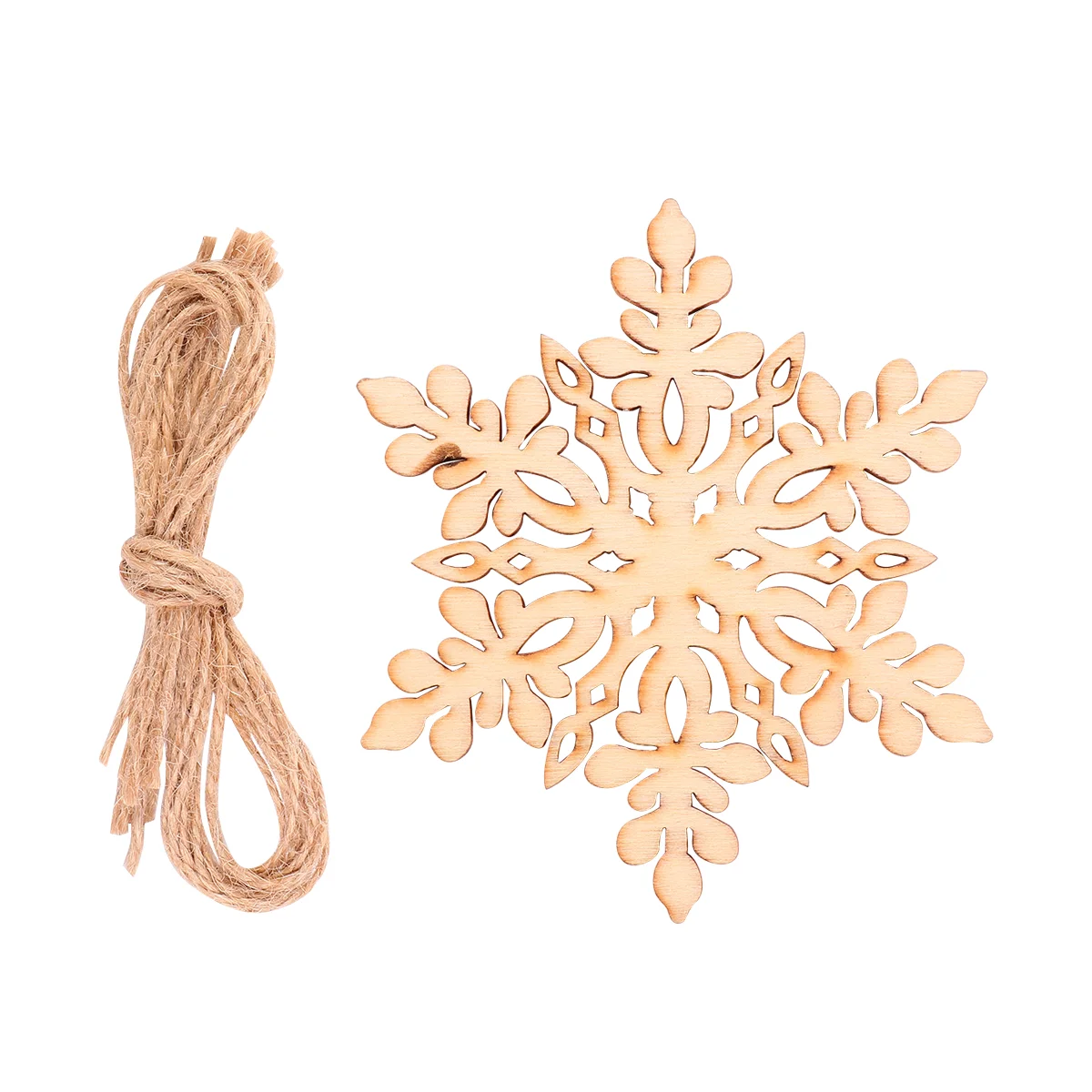 10 Unfinished Christmas Snowflake Slices Hanging Ornaments for Christmas Tree Party Decoration
10 Unfinished Christmas Snowflake Slices Hanging Ornaments for Christmas Tree Party Decoration