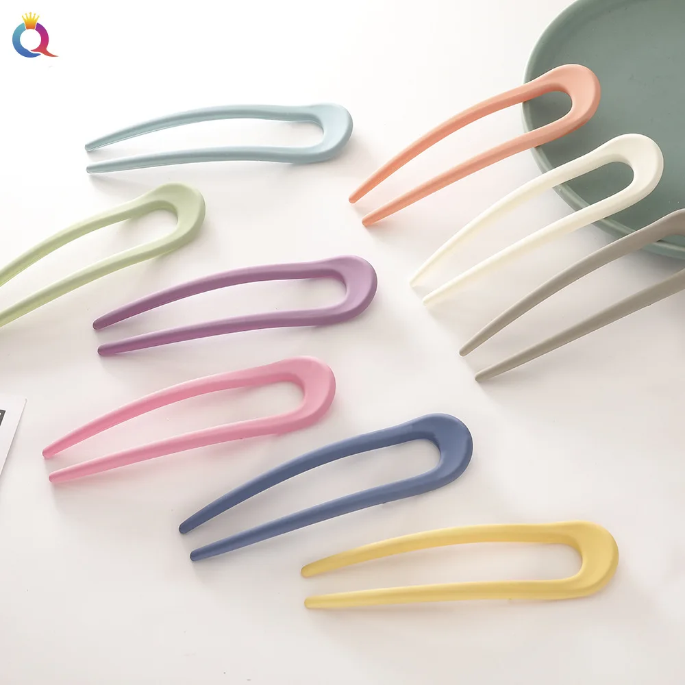 New Fashion U-clip Scrub Hair Sticks For Women Hairclip Hair Pin U Shape Girls Hairpins Hair Bun Maker Wedding Hair Accessories
New Fashion U-clip Scrub Hair Sticks For Women Hairclip Hair Pin U Shape Girls Hairpins Hair Bun Maker Wedding Hair Accessories