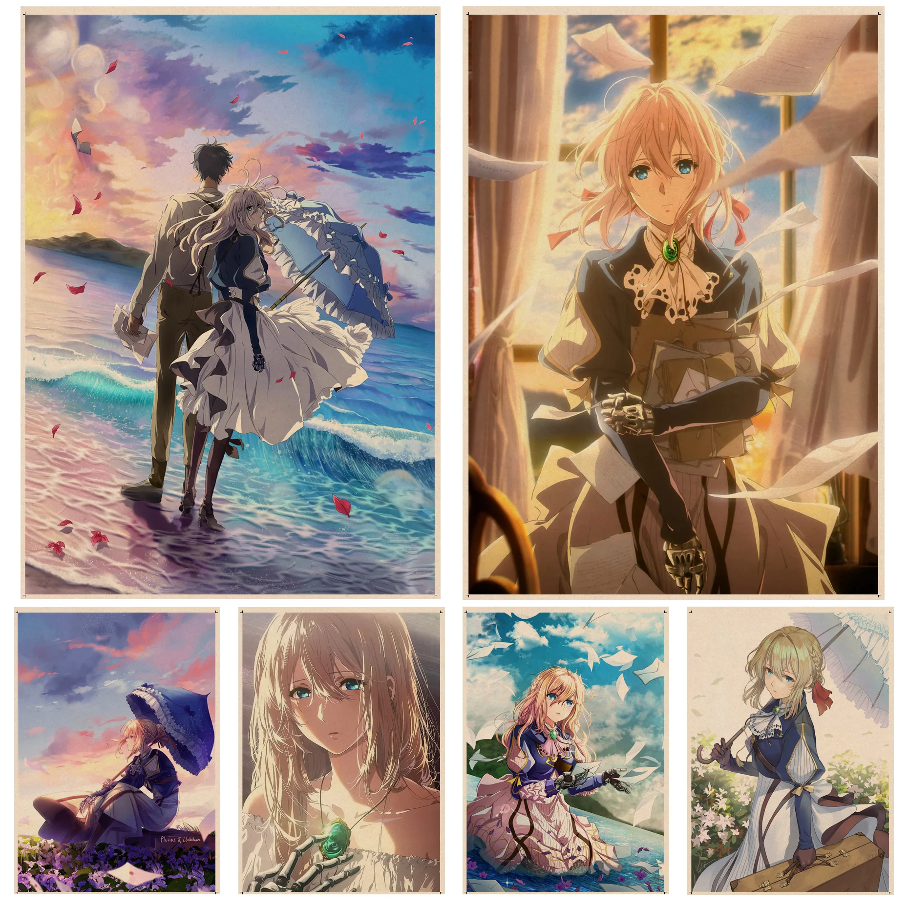 Hot Anime Violet Evergarden Classic Anime Poster Vintage Room Home Bar Cafe Decor Kawaii Room Decor
Hot Anime Violet Evergarden Classic Anime Poster Vintage Room Home Bar Cafe Decor Kawaii Room Decor