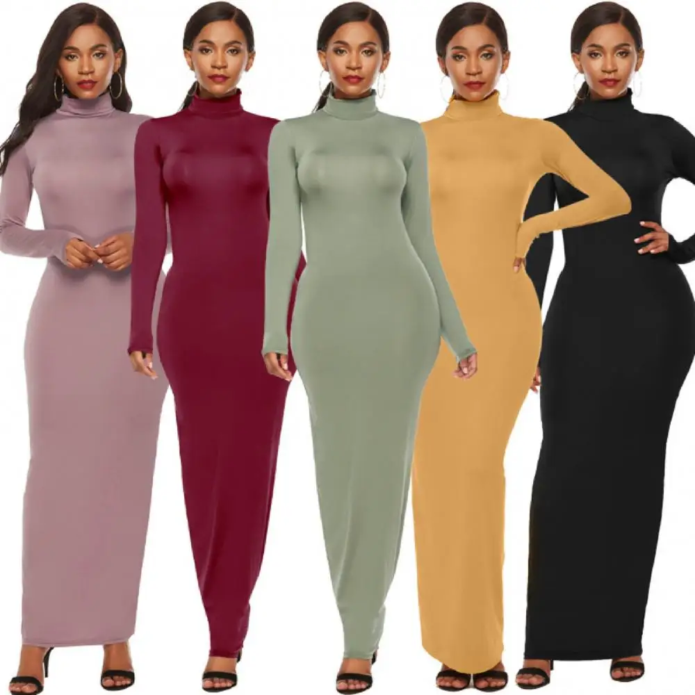 Plus Size Party Solid Color Women Long Sleeve Turtleneck Bodycon Maxi Dress Solid Color, Bodycon, Comfortable Solid color style,
Plus Size Party Solid Color Women Long Sleeve Turtleneck Bodycon Maxi Dress Solid Color, Bodycon, Comfortable Solid color style,