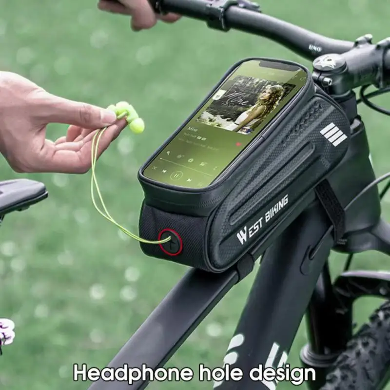 Black Mobile Phone Package 7 Inches Waterproof Life Hard Shell Carbon Lines Front Beam Bag 1.5l Upper Tube Bag Bicycle Bag
Black Mobile Phone Package 7 Inches Waterproof Life Hard Shell Carbon Lines Front Beam Bag 1.5l Upper Tube Bag Bicycle Bag