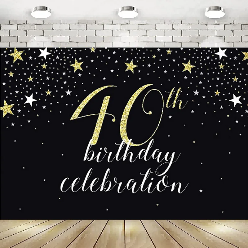 40th Birthday Photo Booth Party Backdrop Background Photography Decoration Happy Banner Poster Party Balloon Queen King
40th Birthday Photo Booth Party Backdrop Background Photography Decoration Happy Banner Poster Party Balloon Queen King