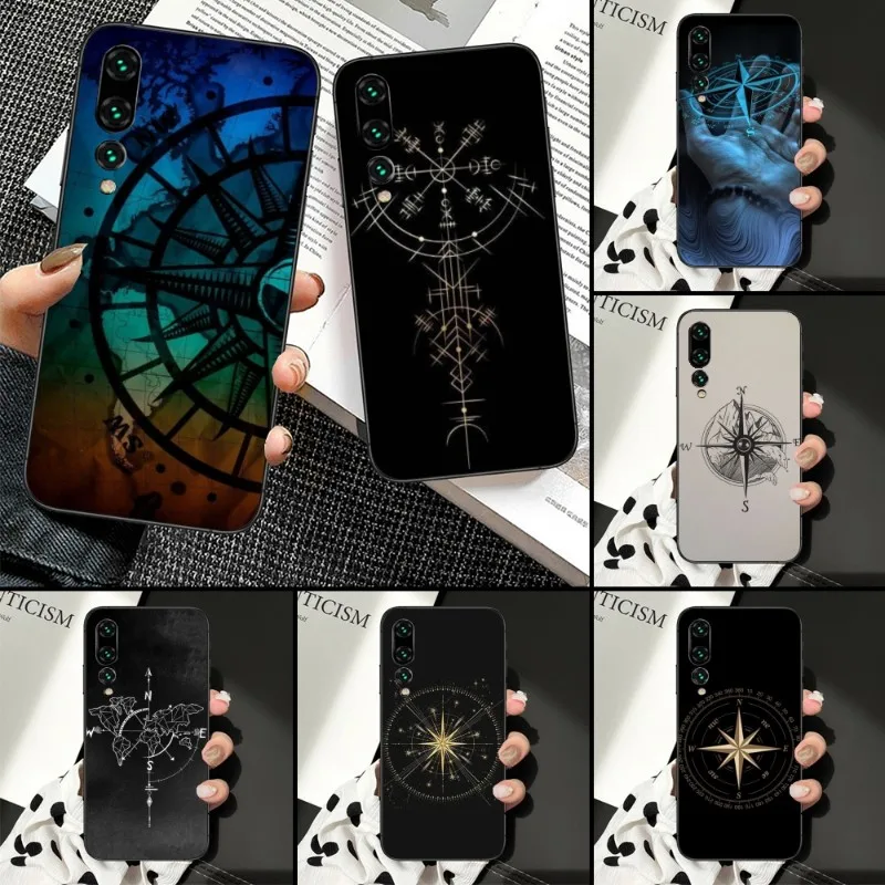 Compass Phone Case For Huawei P50 P40 P30 Pro Lite P Smart 2021 2019 Magic 3 Soft Black Phone Cover
Compass Phone Case For Huawei P50 P40 P30 Pro Lite P Smart 2021 2019 Magic 3 Soft Black Phone Cover
