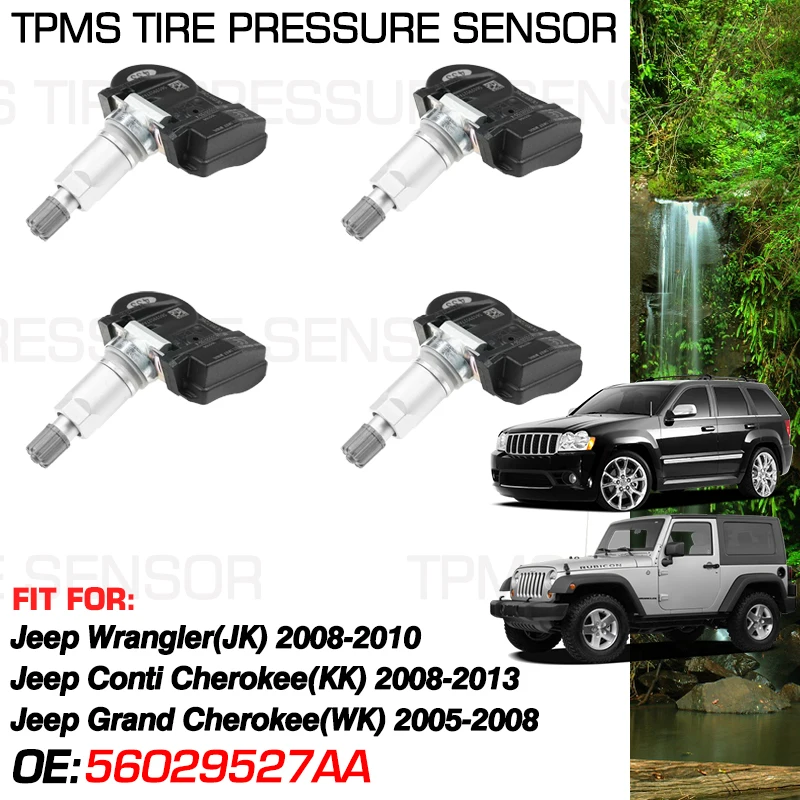 433 МГц для Jeep Wrangler JK 2008-2010 Jeep Grand Cherokee WK 2005-2008 Jeep Conti Cherokee KK монитор давления в шинах 56029527AA
433 МГц для Jeep Wrangler JK 2008-2010 Jeep Grand Cherokee WK 2005-2008 Jeep Conti Cherokee KK монитор давления в шинах 56029527AA