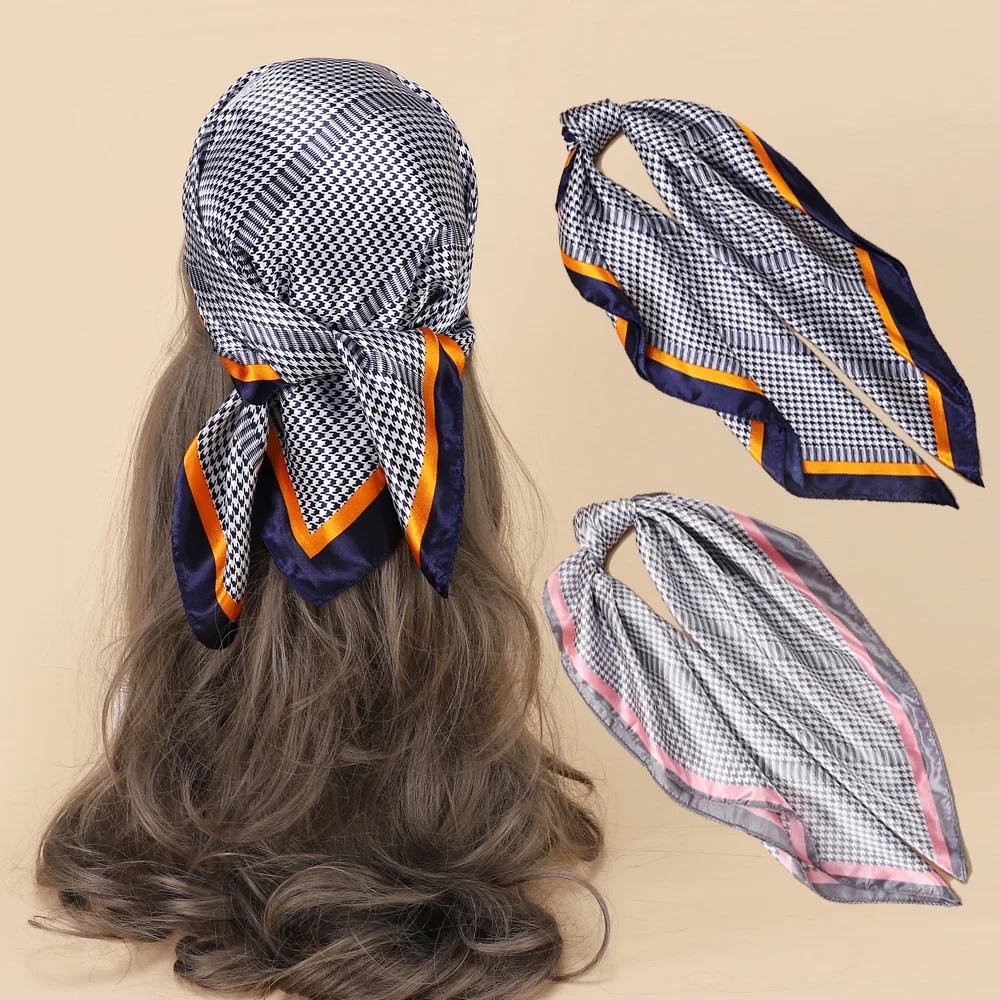New simulation silk scarf houndstooth decorative small square scarf scarf scarf tied bag silk scarf
New simulation silk scarf houndstooth decorative small square scarf scarf scarf tied bag silk scarf