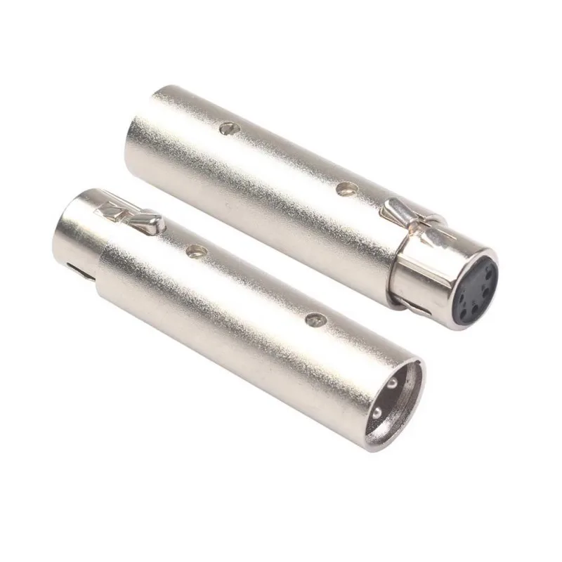 Converter 3 Pin XLR Male To 5 Pin XLR Female Connector Adapter For Camcorder DMX Signal Light
Converter 3 Pin XLR Male To 5 Pin XLR Female Connector Adapter For Camcorder DMX Signal Light