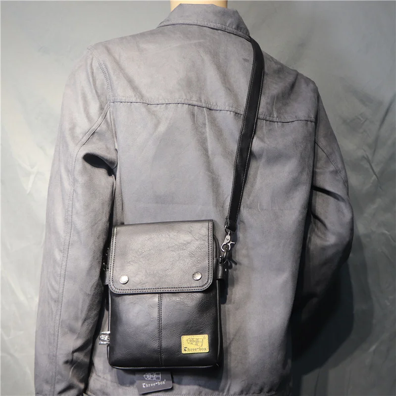 Japanese and Korean cross body men's bag casual vertical fashion sports cross body small bag outdoor business backpack
Japanese and Korean cross body men's bag casual vertical fashion sports cross body small bag outdoor business backpack
