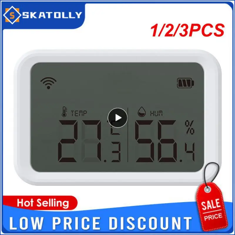 1/2/3PCS Tuya WiFi Zigbee Temperature Humidity Sensor And Lux Detector With LCD Screen Works With Google Assistant and Tuya
1/2/3PCS Tuya WiFi Zigbee Temperature Humidity Sensor And Lux Detector With LCD Screen Works With Google Assistant and Tuya