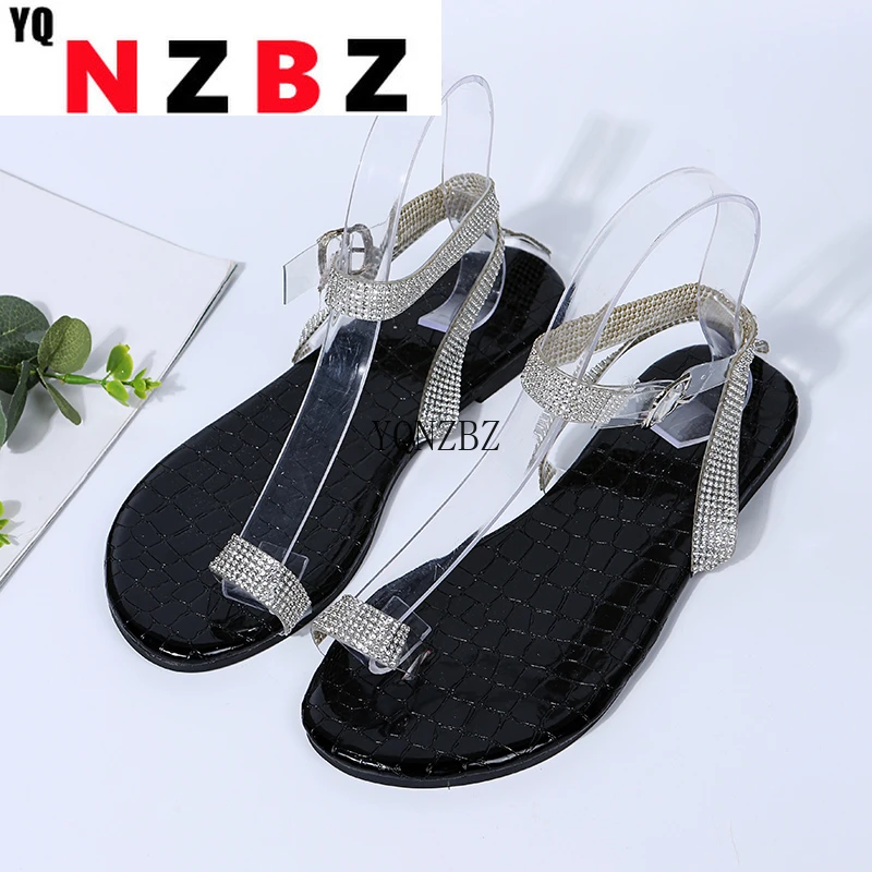 2022 New Glitter Crystal Summer Ladies Flat Outdoor Beach Shoes Large Size 35-43 Zandalias De Mujer Beach Sandals
2022 New Glitter Crystal Summer Ladies Flat Outdoor Beach Shoes Large Size 35-43 Zandalias De Mujer Beach Sandals