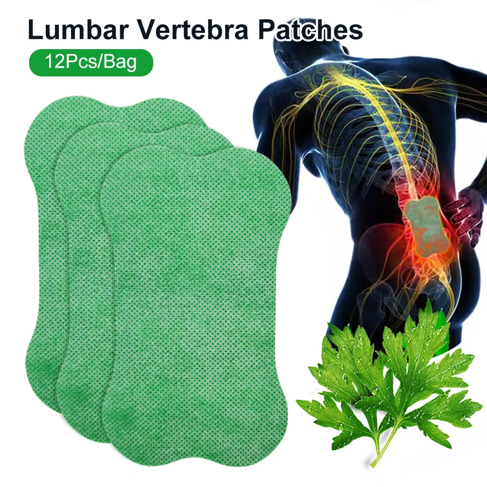 12Pcs/Bag Lumbar Vertebra Patches Back Neck Knee Pain Relief Plaster Natural Wormwood Plasters Pain Relief Herbal Stickers
12Pcs/Bag Lumbar Vertebra Patches Back Neck Knee Pain Relief Plaster Natural Wormwood Plasters Pain Relief Herbal Stickers