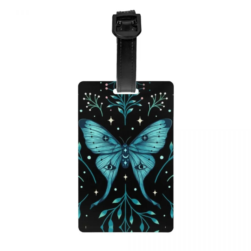 Mystical Moon Moth Luggage Tag for Suitcases Fashion Butterfly Baggage Tags Privacy Cover ID Label
Mystical Moon Moth Luggage Tag for Suitcases Fashion Butterfly Baggage Tags Privacy Cover ID Label