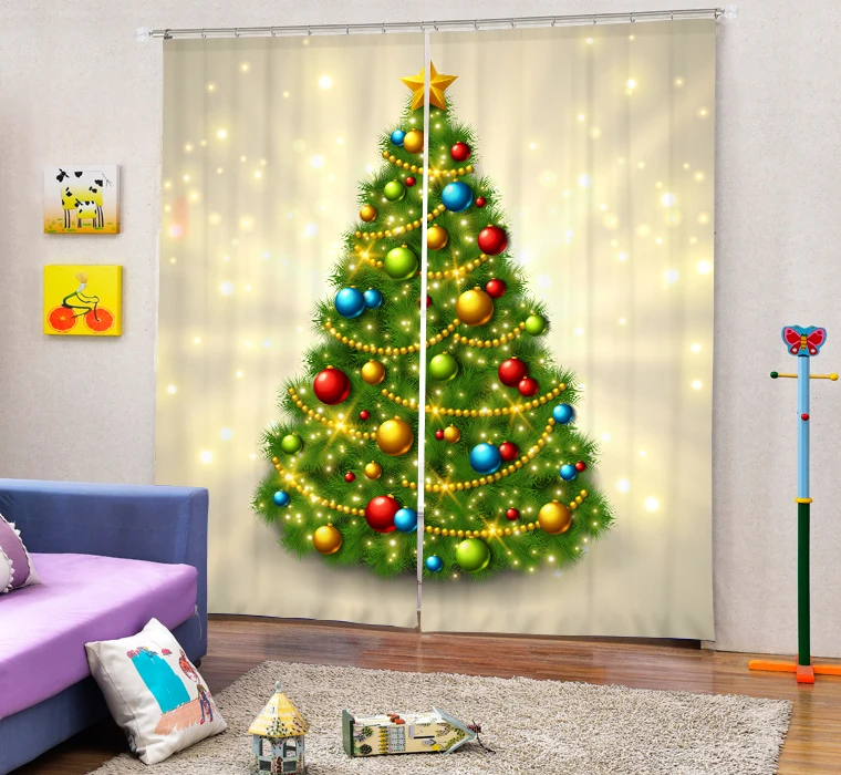 2017 christmas tree 3D Blackout Window Curtains For Bedding room Living room Hotel Drapes Cortinas Para Sala
2017 christmas tree 3D Blackout Window Curtains For Bedding room Living room Hotel Drapes Cortinas Para Sala
