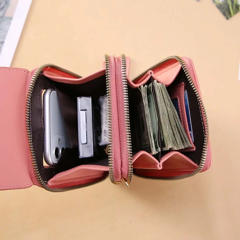 Bag Messenger Bag Touch Screen Large Capacity Purse Small Square Bag Mobile Phone Bags Female Handbag Card Holder
Bag Messenger Bag Touch Screen Large Capacity Purse Small Square Bag Mobile Phone Bags Female Handbag Card Holder