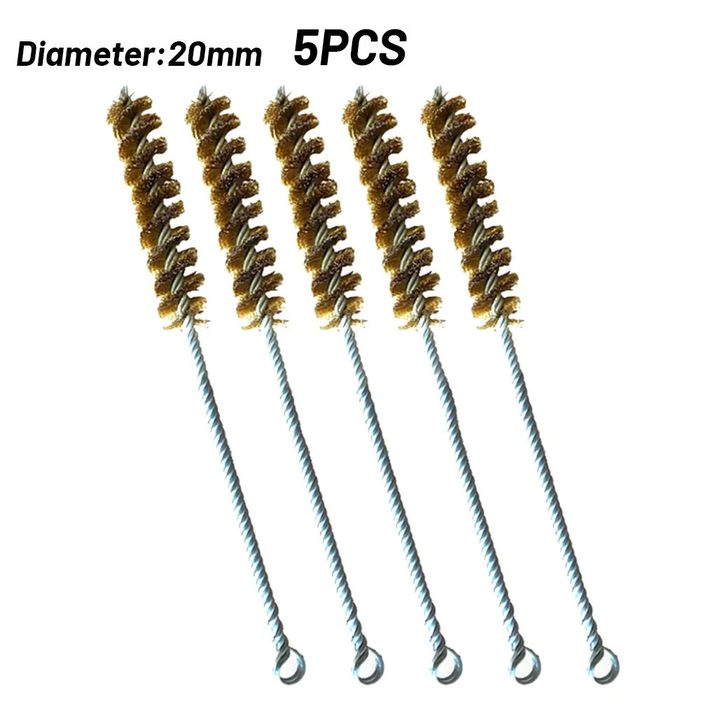 5 Pcs Stainless Steel Cylinder Wire Tube Pipe Cleaning Brush Thread Durable Practical Cleaning Kit Repair Tool Assorted 10-30mm
5 Pcs Stainless Steel Cylinder Wire Tube Pipe Cleaning Brush Thread Durable Practical Cleaning Kit Repair Tool Assorted 10-30mm