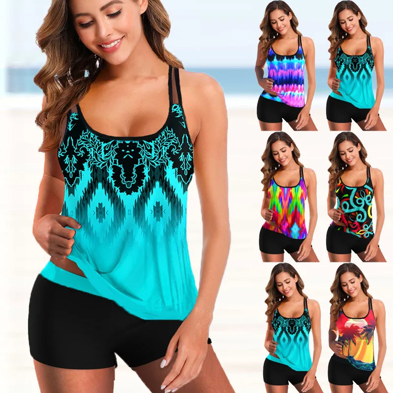 Women Swimsuit Sexy Tankini Plus Size Bikinis 2021 Digital Print Suspender Beach Split Swimwear Two Piece Bathing Suit
Women Swimsuit Sexy Tankini Plus Size Bikinis 2021 Digital Print Suspender Beach Split Swimwear Two Piece Bathing Suit