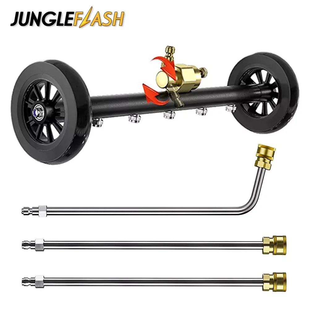 NEW2023 4000PSI Car Chassis High Pressure Washer 18" Car Washing Locomotive Bottom Water Broom with 3 Extension Rod
NEW2023 4000PSI Car Chassis High Pressure Washer 18" Car Washing Locomotive Bottom Water Broom with 3 Extension Rod