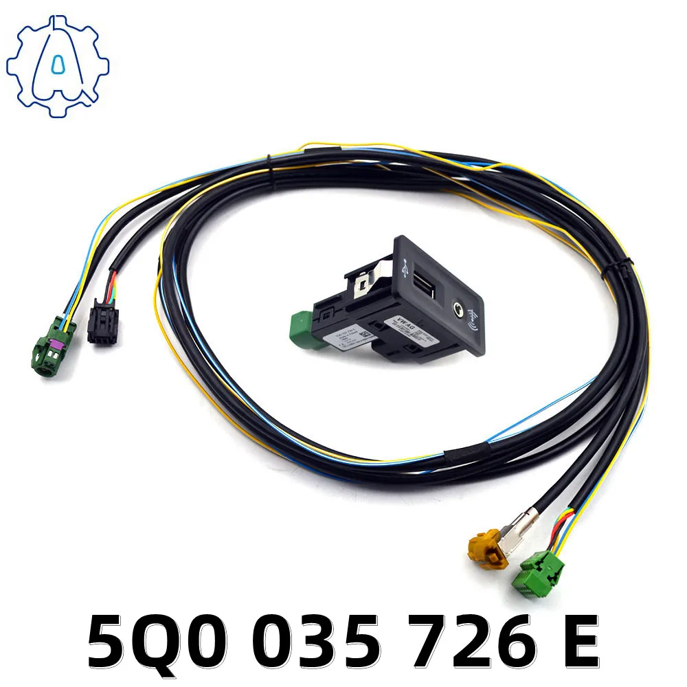 Car AUX USB Switch With Harness For MIB Carplay MQB Phone for VW Golf MK7 Lamando 5G0 035 222 E 5Q0 035 724 5Q0 035 726 E
Car AUX USB Switch With Harness For MIB Carplay MQB Phone for VW Golf MK7 Lamando 5G0 035 222 E 5Q0 035 724 5Q0 035 726 E