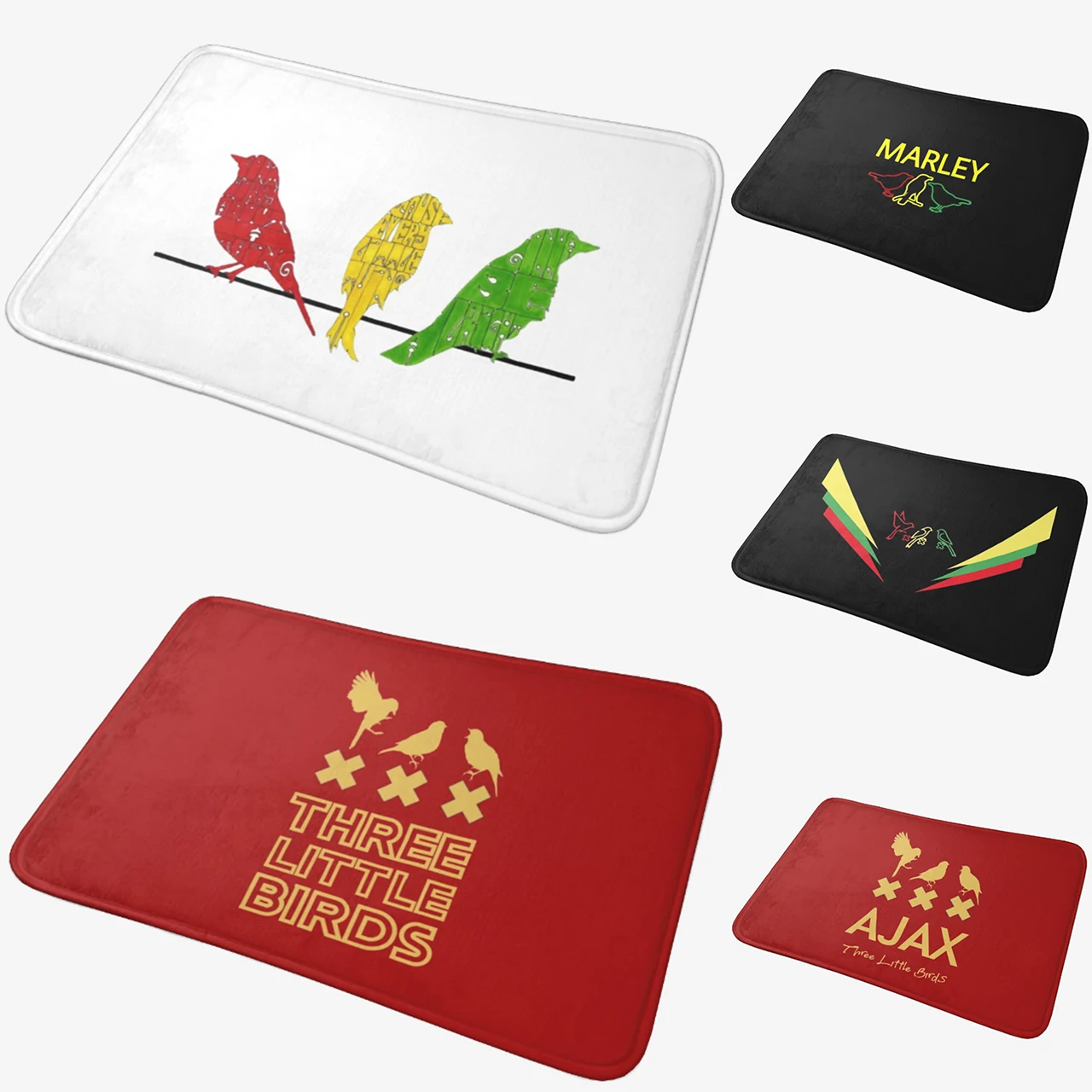 Ajax Bob Marley 3 Little Birds Doormat Anti-skid Super Absorbent Bath Mats Home Entrance Rugs Kitchen Carpet Hallway Footpad
Ajax Bob Marley 3 Little Birds Doormat Anti-skid Super Absorbent Bath Mats Home Entrance Rugs Kitchen Carpet Hallway Footpad