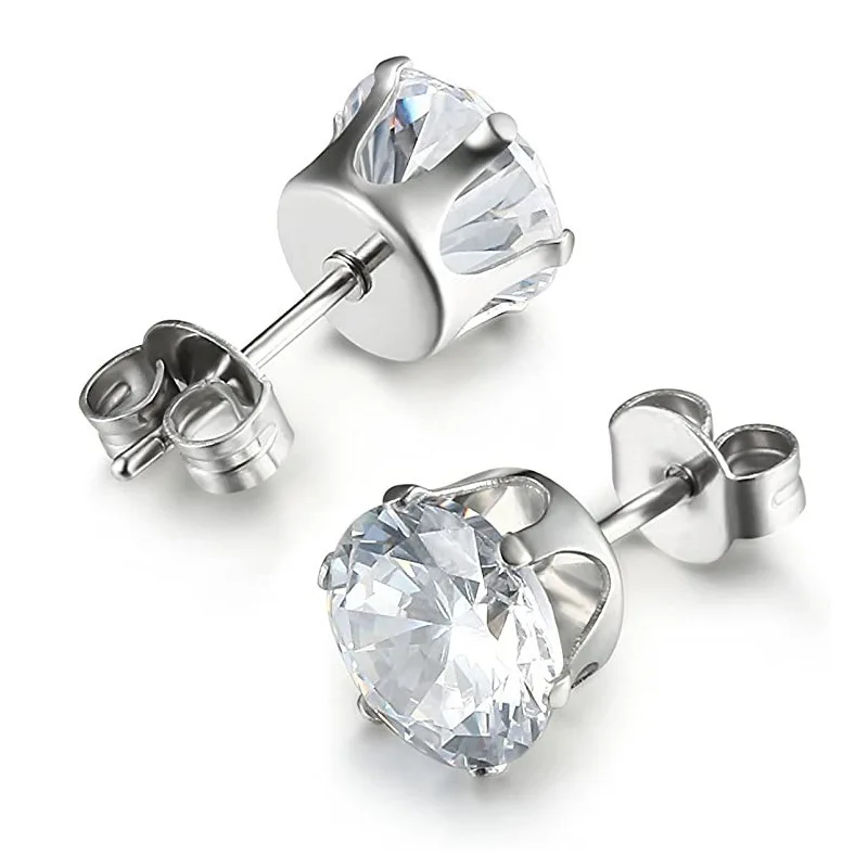 Round Claw Earing Zircon Vacuum Plating Fine Needle Integrated Ear Pin Simple Diamond Earrings For Women's Jewerly
Round Claw Earing Zircon Vacuum Plating Fine Needle Integrated Ear Pin Simple Diamond Earrings For Women's Jewerly