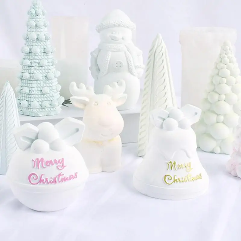 Christmas Jingle Bell Molds 3D Candle Making Mould Handmade Aromatherapy Candle Soap Making Resin Casting Candle Molds
Christmas Jingle Bell Molds 3D Candle Making Mould Handmade Aromatherapy Candle Soap Making Resin Casting Candle Molds