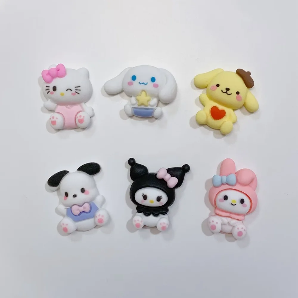 10Pcs New Anime Hello Kitty Kuromi Cartoon Resin Parts Purin Pochacco Handmade Accessories Backpack Tabletop Luggage Decorations
10Pcs New Anime Hello Kitty Kuromi Cartoon Resin Parts Purin Pochacco Handmade Accessories Backpack Tabletop Luggage Decorations