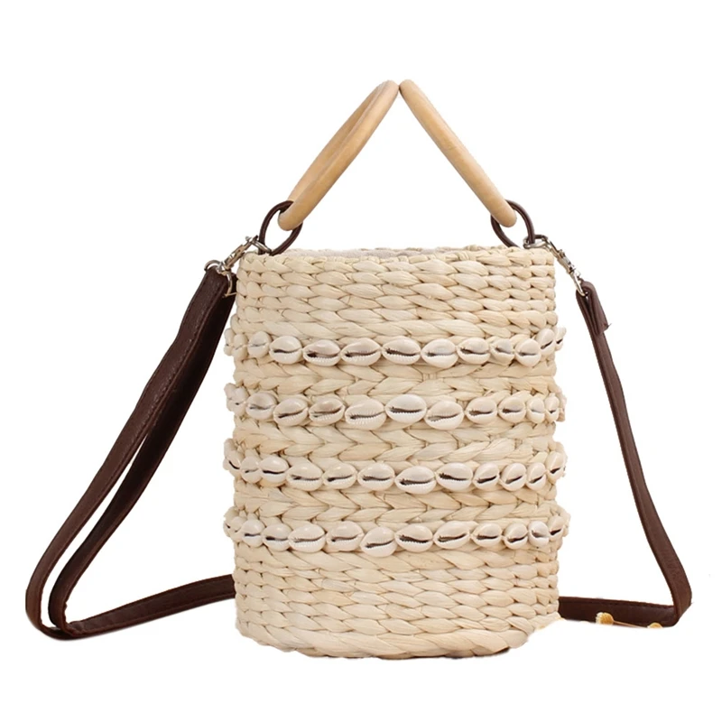 ASDS-New Natural Straw Bags For Women Shell Bucket Bag Woven Bag Hand Vintage Round Straw Handbag Sling Bag Women Bag
ASDS-New Natural Straw Bags For Women Shell Bucket Bag Woven Bag Hand Vintage Round Straw Handbag Sling Bag Women Bag