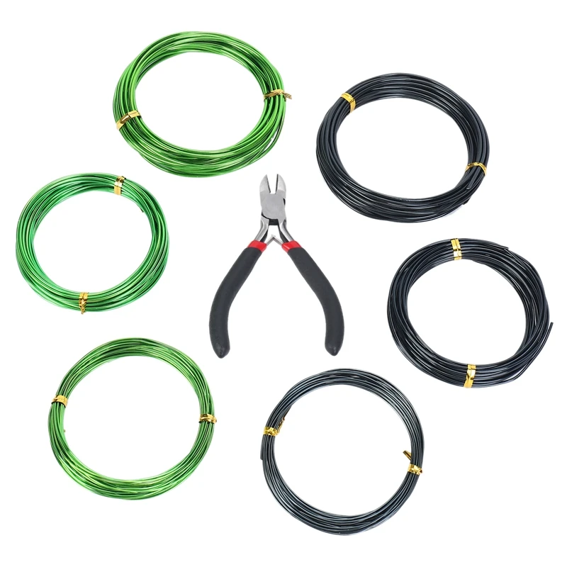 Spot Goods 7PCS 5M Bonsai Tree Training Wires With Wire Cutter Kit Anodized Aluminum Anti-Corrosion Rust Resistant
Spot Goods 7PCS 5M Bonsai Tree Training Wires With Wire Cutter Kit Anodized Aluminum Anti-Corrosion Rust Resistant