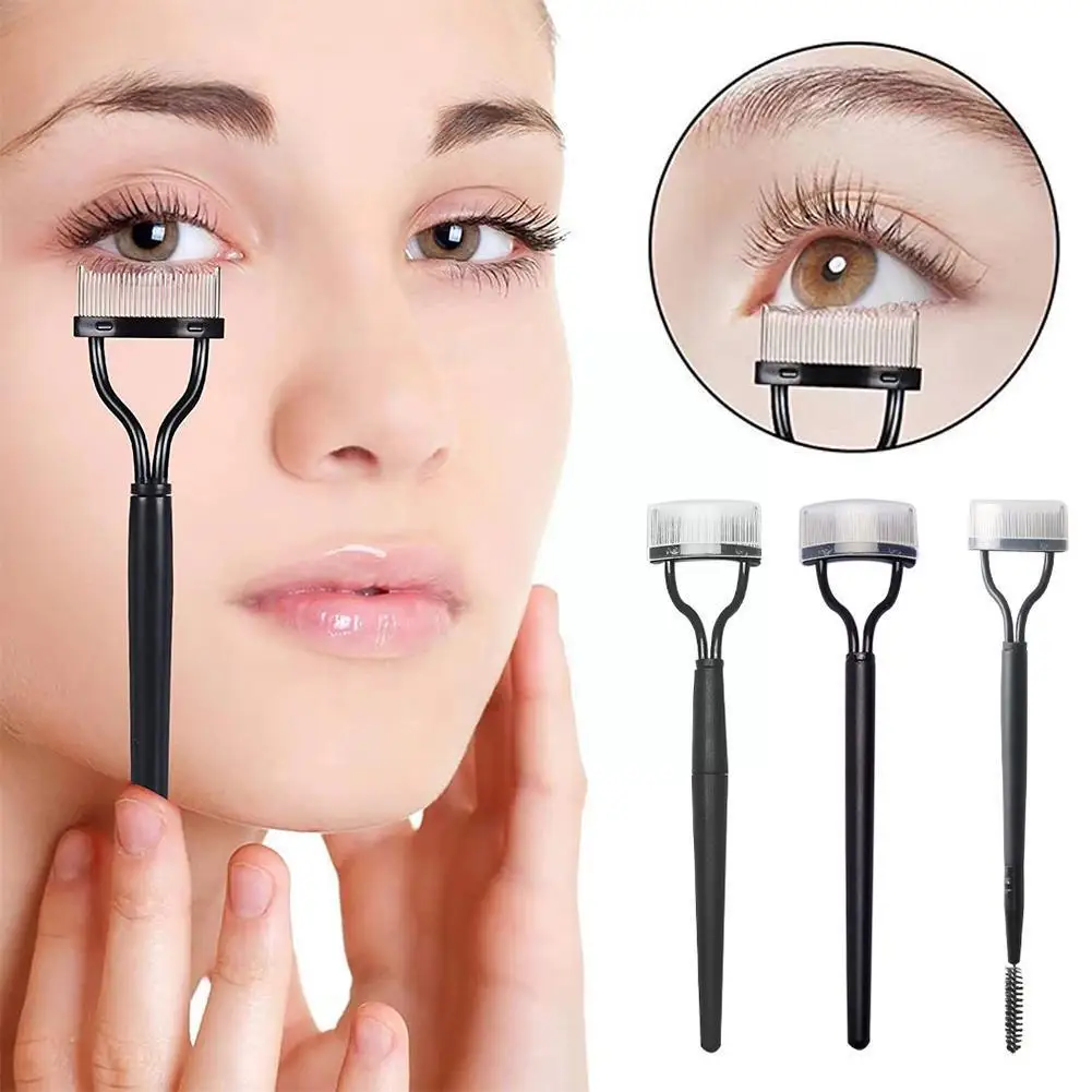 Складные щипцы для завивки и разделитель ресниц с расческой для кистей для идеально завитых ресниц инструмент для макияжа O3E9