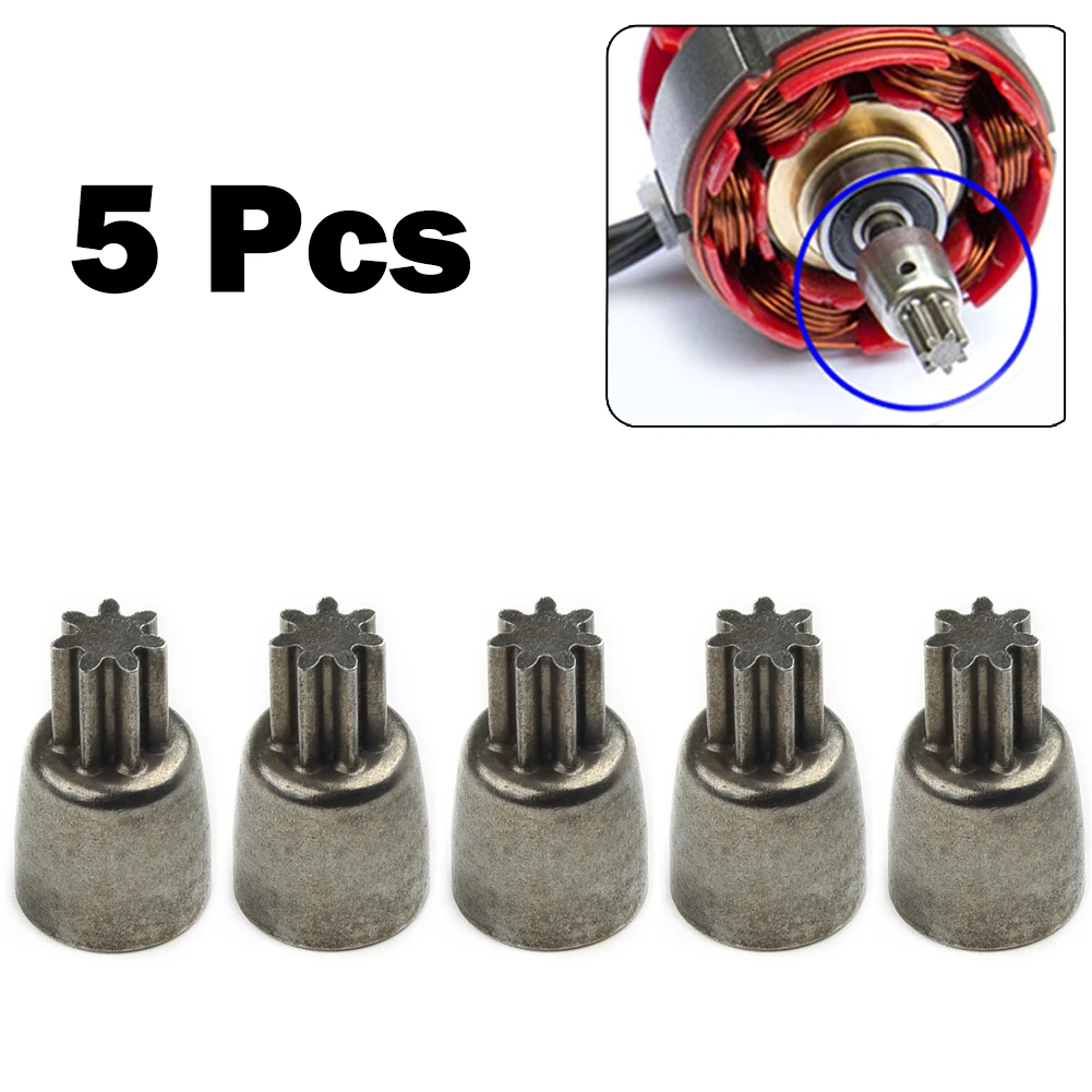5 Pcs 7 Teeth Gear Sleeve 4.98mm Shaft Diameter For 2106 Brushless Electric Impact Wrench Motor Gear 7T Power Tools Accessories
5 Pcs 7 Teeth Gear Sleeve 4.98mm Shaft Diameter For 2106 Brushless Electric Impact Wrench Motor Gear 7T Power Tools Accessories