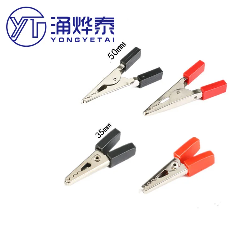 YYT 20PCS High quality large alligator clip sheath clip small experiment clip test clip power clip battery clip wire clip
YYT 20PCS High quality large alligator clip sheath clip small experiment clip test clip power clip battery clip wire clip