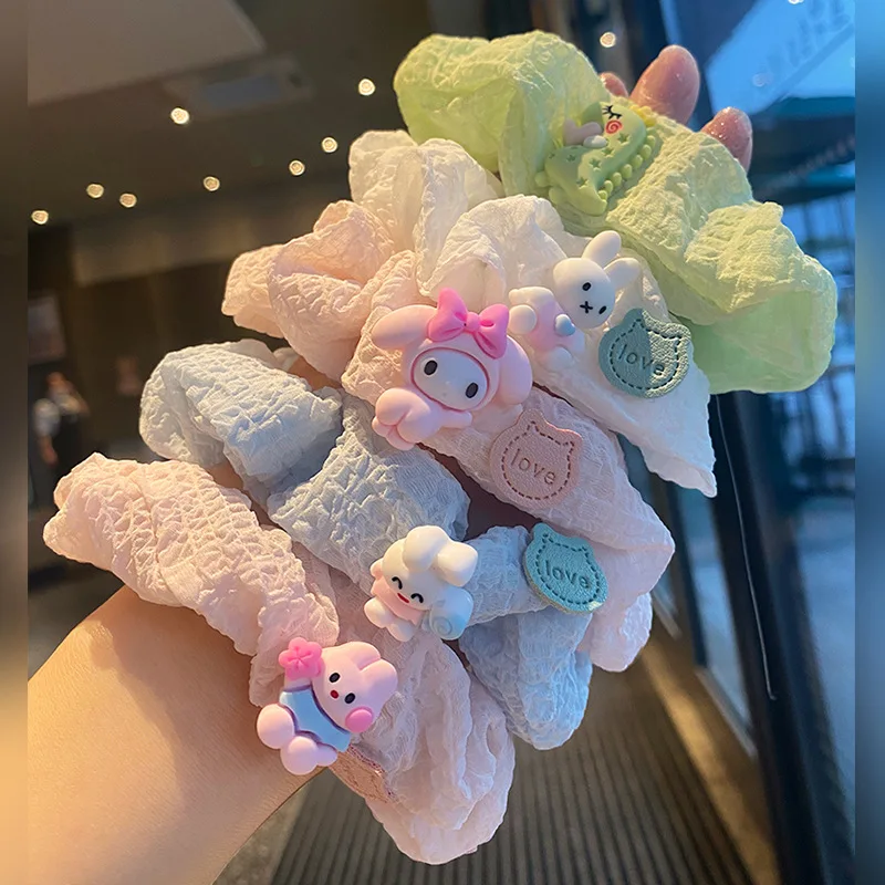 Sanrioed милый мультяшный Kawaii круги для волос Mymelody Складная кожаная лента кожаная этикетка девушка Мори веревка для волос головной убор
Sanrioed милый мультяшный Kawaii круги для волос Mymelody Складная кожаная лента кожаная этикетка девушка Мори веревка для волос головной убор